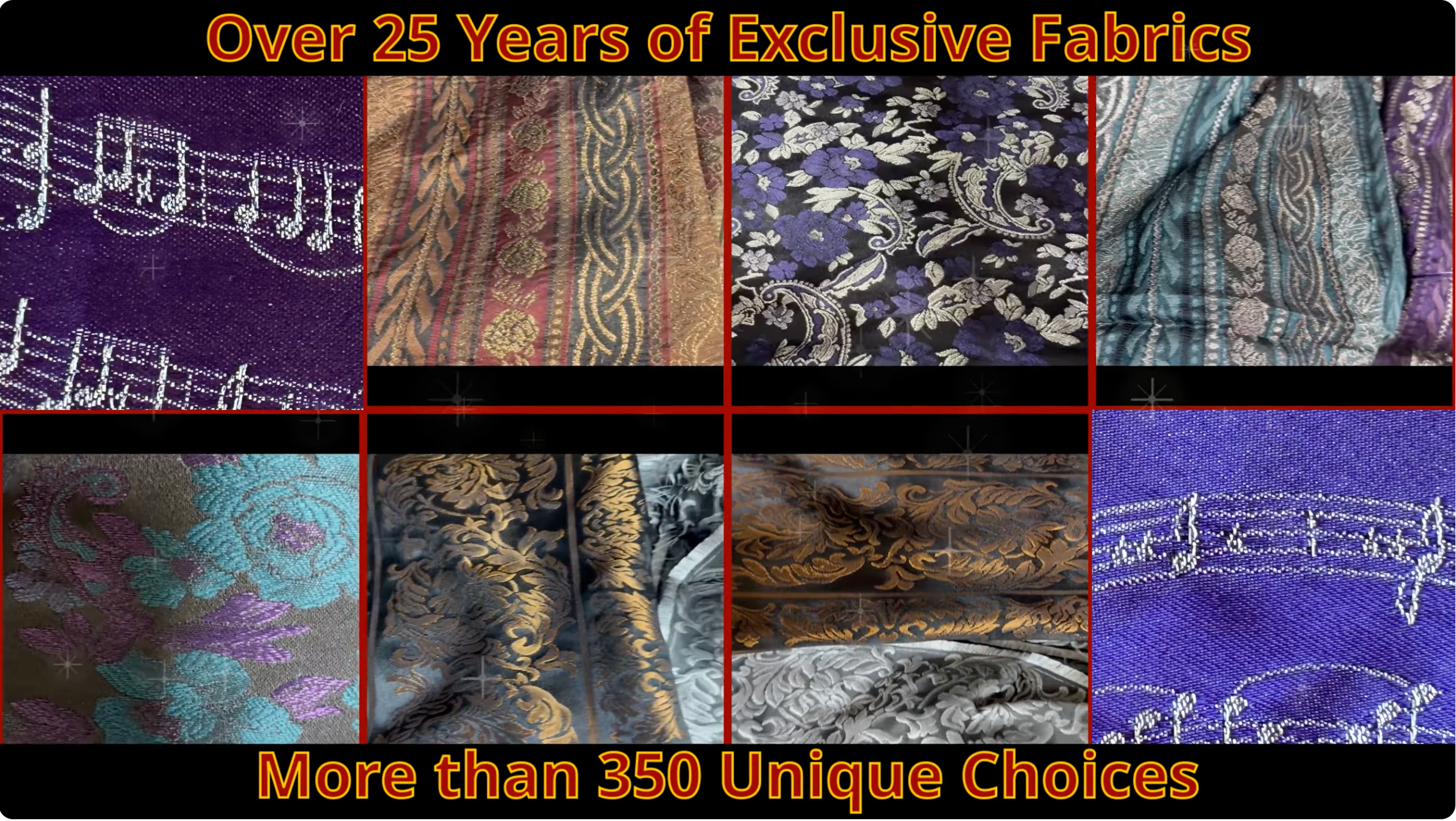 Load video: Casta Diva Apparel has been bringing fabrics to life for over 25 years with more that 350 unique choices! Bring out the Diva in you!